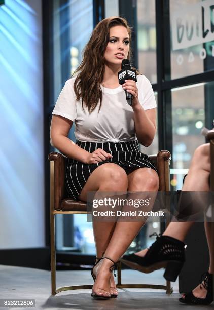 Ashley Graham attends the Build Series to discuss her new show 'The Ashley Graham Project' at Build Studio on July 26, 2017 in New York City.