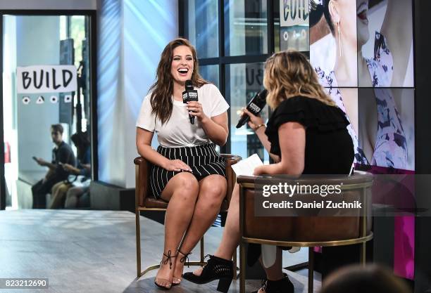 Ashley Graham attends the Build Series to discuss her new show 'The Ashley Graham Project' at Build Studio on July 26, 2017 in New York City.