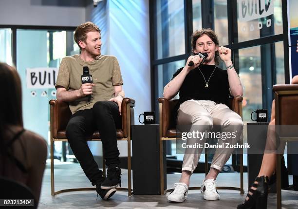 Jimmy Rainsford and Ryan Hennessy of Picture This attend the Build Series to discuss their new EP 'Picture This' at Build Studio on July 26, 2017 in...