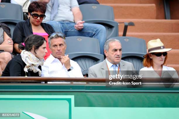 Nathalie Dechy / Gerard Holtz / Jean Gachassin - - Roland Garros 2011 -Paris - ,