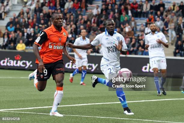 Innocent EMEGHARA / Amadou SIDIBE - - Lorient / Auxere - 7eme journee de Ligue 1 -