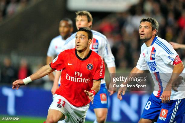 Mevlut ERDING / Jeremy TOULALAN - - Paris Saint Germain / Lyon - 31e journee Ligue 1,