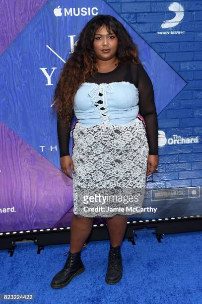 Lizzo attends the KYGO "Stole The Show" Documentary Film Premiere at The Metrograph on July 25, 2017 in New York City.