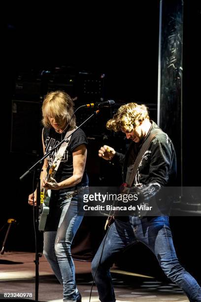 Chrissie Hynde of The Pretenders performs on stage at Starlite Festival on July 26, 2017 in Marbella, Spain.