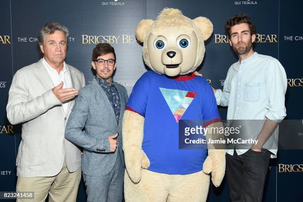 Tom Barnard, Jorma Taccone and filmmaker Dave McCary attend the Sony Pictures Classics Screening Of "Brigsby Bear" at Landmark Sunshine Cinema on...