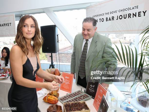 Actress Minka Kelly attends "Dove Chocolate Journey" series screening at The New Museum on July 26, 2017 in New York City.