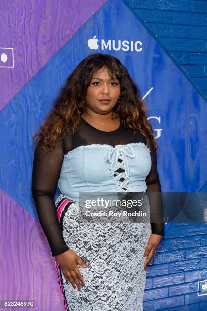 Lizzo attends KYGO "Stole The Show" documentary film premiere at The Metrograph on July 25, 2017 in New York City.