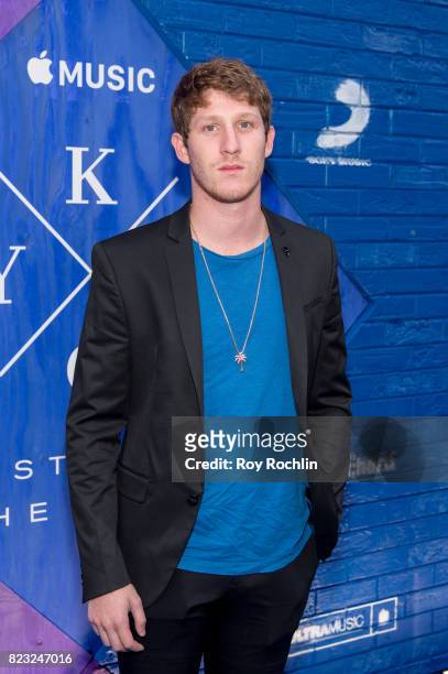 Myles Shear attends KYGO "Stole The Show" documentary film premiere at The Metrograph on July 25, 2017 in New York City.