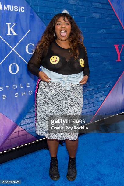 Lizzo attends KYGO "Stole The Show" documentary film premiere at The Metrograph on July 25, 2017 in New York City.