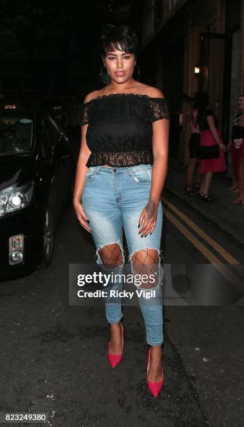 Malin Andersson attends Spectrum x Mean Girls: Burn Book - launch party at Icetank Studios on July 26, 2017 in London, England.