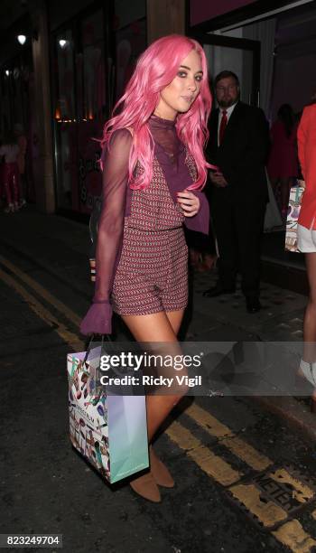 Nicola Hughes attends Spectrum x Mean Girls: Burn Book - launch party at Icetank Studios on July 26, 2017 in London, England.