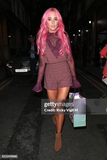 Nicola Hughes attends Spectrum x Mean Girls: Burn Book - launch party at Icetank Studios on July 26, 2017 in London, England.