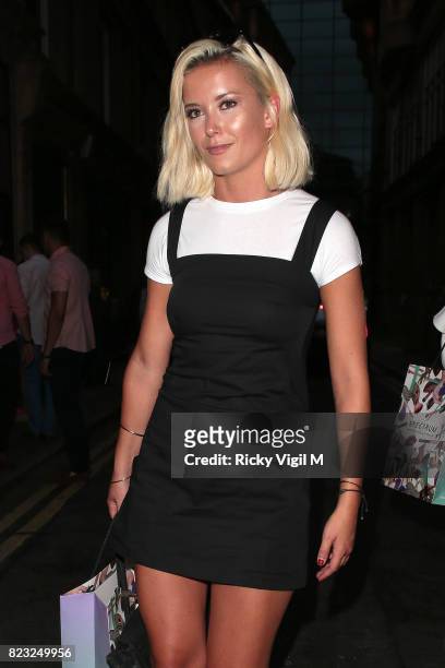 Olivia Bentley attends Spectrum x Mean Girls: Burn Book - launch party at Icetank Studios on July 26, 2017 in London, England.