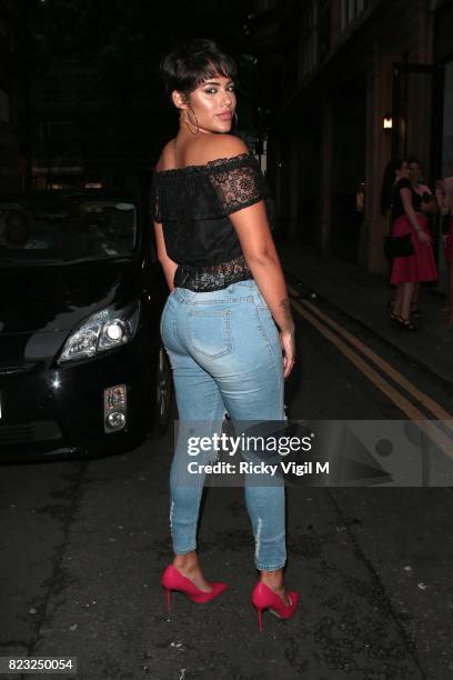 Malin Andersson attends Spectrum x Mean Girls: Burn Book - launch party at Icetank Studios on July 26, 2017 in London, England.