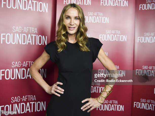 Actress Kelly Lynch attends the SAG-AFTRA Foundation's Conversations with "Mr. Mercedes" at SAG-AFTRA Foundation Screening Room on July 26, 2017 in...