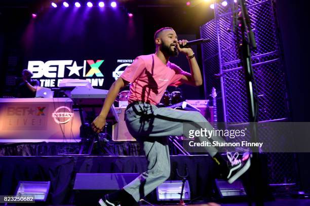 Chaz French performs onstage at the BETX On The Road: DMV Concert at The Fillmore Silver Spring on July 26, 2017 in Silver Spring, Maryland.