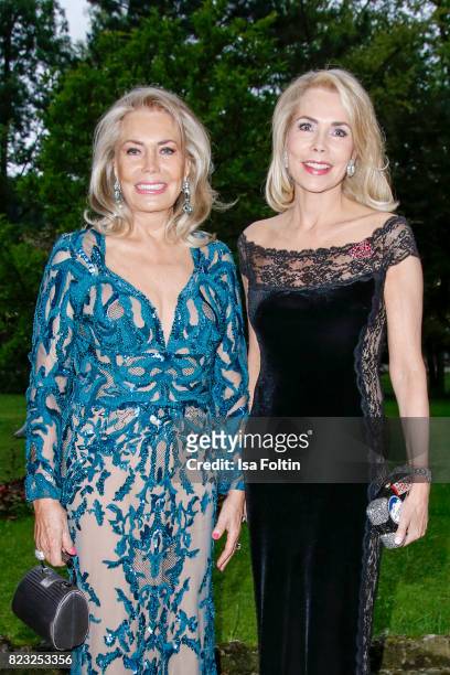 Renate Thyssen-Henne and her daughter Gabriele von Leiningen the International Salzburg Association Gala on July 26, 2017 in Salzburg, Austria.