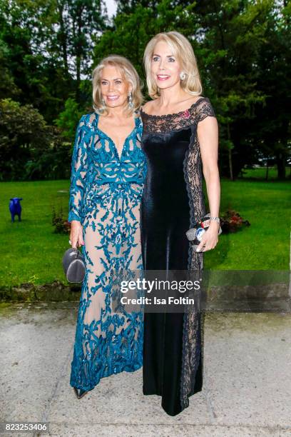 Renate Thyssen-Henne and her daughter Gabriele von Leiningen the International Salzburg Association Gala on July 26, 2017 in Salzburg, Austria.