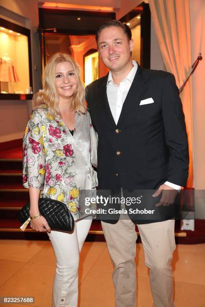 Prince Maximilian zu Sayn-Wittgenstein-Berleburg and his wife Princess Franziska zu Sayn-Wittgenstein-Berleburg during the Hotel Vier Jahreszeiten...