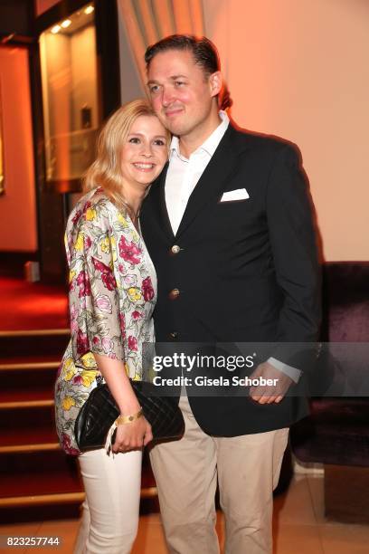 Prince Maximilian zu Sayn-Wittgenstein-Berleburg and his wife Princess Franziska zu Sayn-Wittgenstein-Berleburg during the Hotel Vier Jahreszeiten...