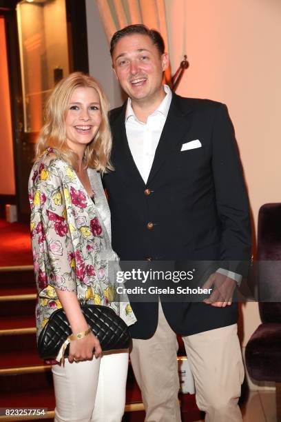 Prince Maximilian zu Sayn-Wittgenstein-Berleburg and his wife Princess Franziska zu Sayn-Wittgenstein-Berleburg during the Hotel Vier Jahreszeiten...