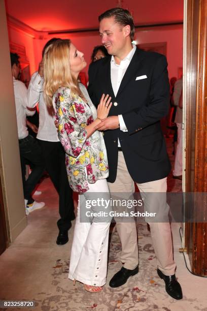 Prince Maximilian zu Sayn-Wittgenstein-Berleburg and his wife Princess Franziska zu Sayn-Wittgenstein-Berleburg during the Hotel Vier Jahreszeiten...