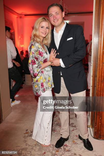 Prince Maximilian zu Sayn-Wittgenstein-Berleburg and his wife Princess Franziska zu Sayn-Wittgenstein-Berleburg during the Hotel Vier Jahreszeiten...