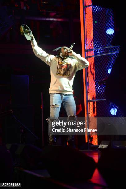 Wale performs onstage at the BETX On The Road: DMV Concert at The Fillmore Silver Spring on July 26, 2017 in Silver Spring, Maryland.