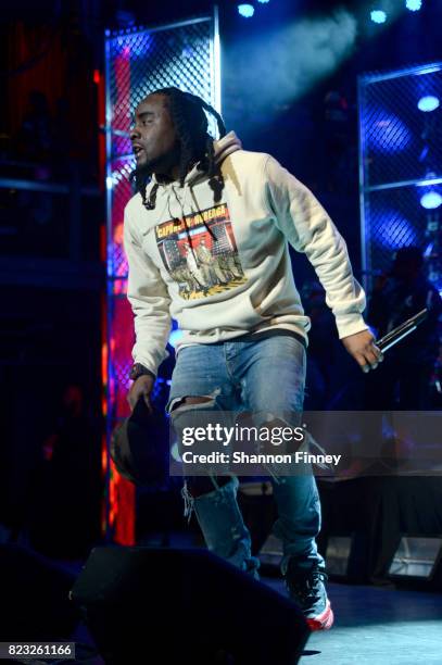 Wale performs onstage at the BETX On The Road: DMV Concert at The Fillmore Silver Spring on July 26, 2017 in Silver Spring, Maryland.