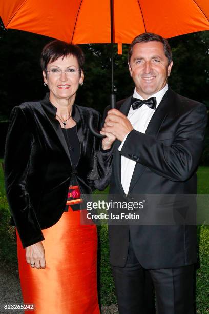 Ingrid Imlauer, Georg Imlauer during the International Salzburg Association Gala on July 26, 2017 in Salzburg, Austria.