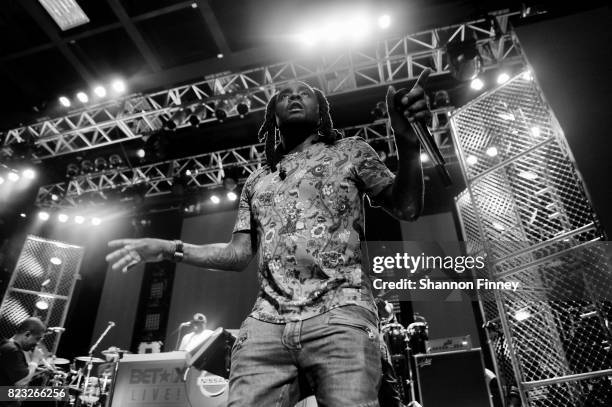 Wale performs onstage at the BETX On The Road: DMV Concert at The Fillmore Silver Spring on July 26, 2017 in Silver Spring, Maryland.