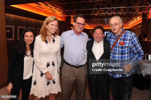 Shari Rosen of InterConnect Events, Margot McGuinness of Breakthrough Prize, guest, CEO of Activision Blizzard Bobby Kotick and David Kirkpatrick of...