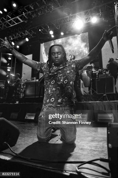 Wale performs onstage at the BETX On The Road: DMV Concert at The Fillmore Silver Spring on July 26, 2017 in Silver Spring, Maryland.