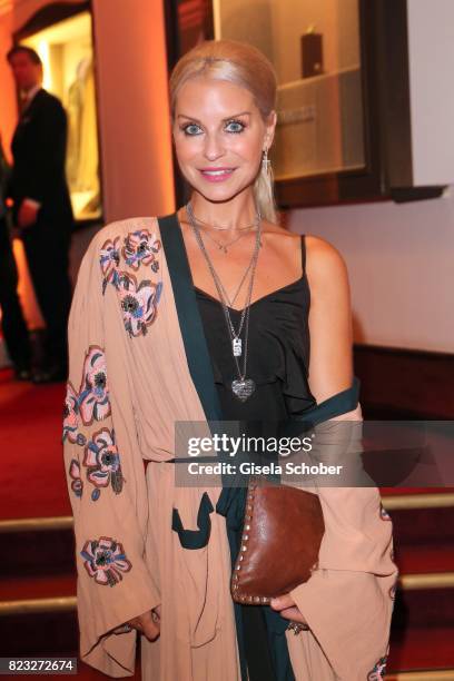 Nina Heyd, jewellery designer and owner of Heart of Capulet during the Hotel Vier Jahreszeiten summer party 'Eclat Dore' on July 26, 2017 in Munich,...