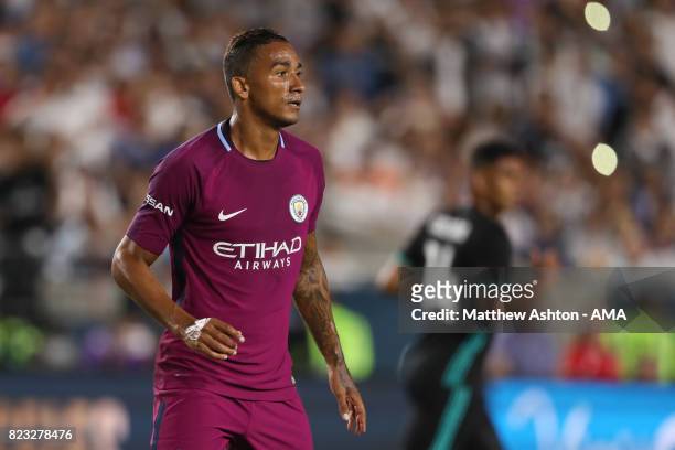 Danilo of Manchester City during the International Champions Cup 2017 match between Manchester City and Real Madrid at Los Angeles Memorial Coliseum...