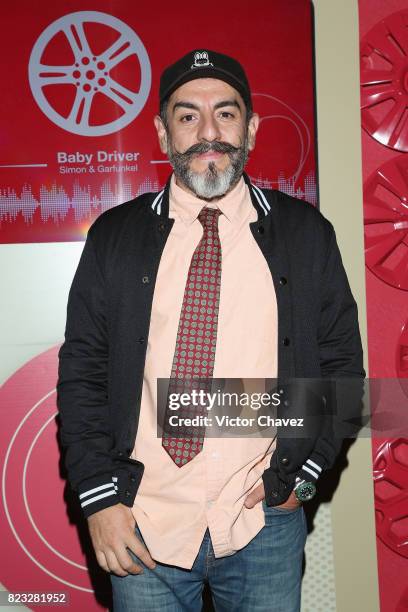 Chef Aquiles Chavez attends the "Baby Driver" Mexico City premier at Cinepolis Antara Polanco on July 26, 2017 in Mexico City, Mexico.