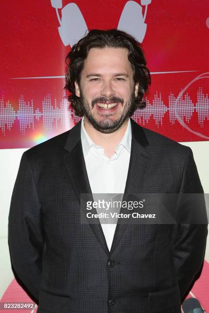 Film director Edgar Wright attends the "Baby Driver" Mexico City premier at Cinemex Antara Polanco on July 26, 2017 in Mexico City, Mexico.