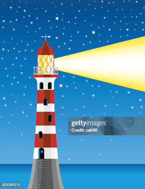 lighthouse - observation deck stock illustrations