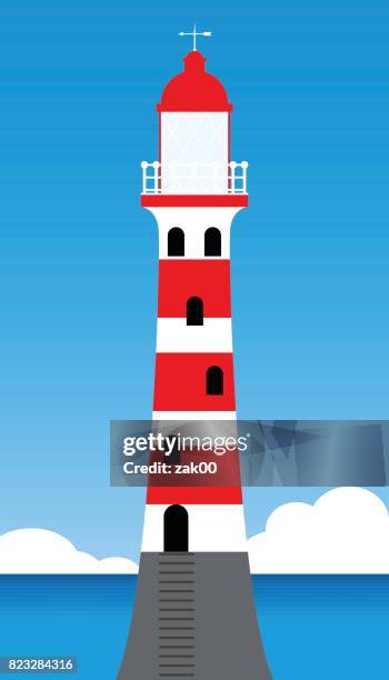 lighthouse - security settings stock illustrations