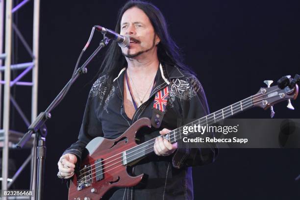 Singer/ bassist John Payne of the band ASIA featuring John Payne performs onstage at Citi Presents Journey former lead vocalist Steve Augeri & Asia...