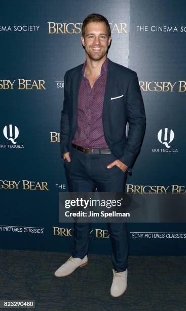 Actor Sean Kleier attends the screening of "Brigsby Bear" hosted by Sony Pictures Classics and The Cinema Society at Landmark Sunshine Cinema on July...