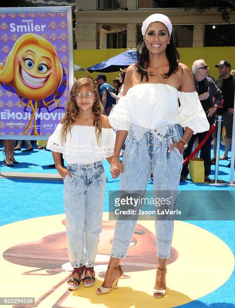Rachel Roy and daughter Tallulah Ruth Dash attend the premiere of "The Emoji Movie" at Regency Village Theatre on July 23, 2017 in Westwood,...