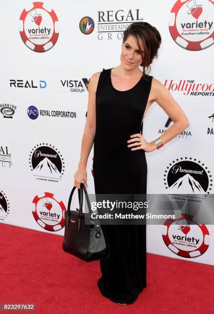 Tiffany Michelle at the 7th annual Variety - The Children's Charity Of Southern California Texas Hold 'Em Poker Tournament at Paramount Pictures on...