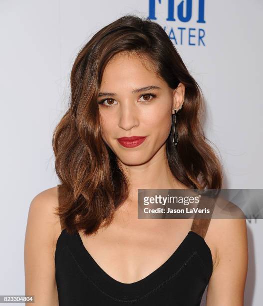 Actress Kelsey Asbille attends the premiere of "Wind River" at The Theatre at Ace Hotel on July 26, 2017 in Los Angeles, California.