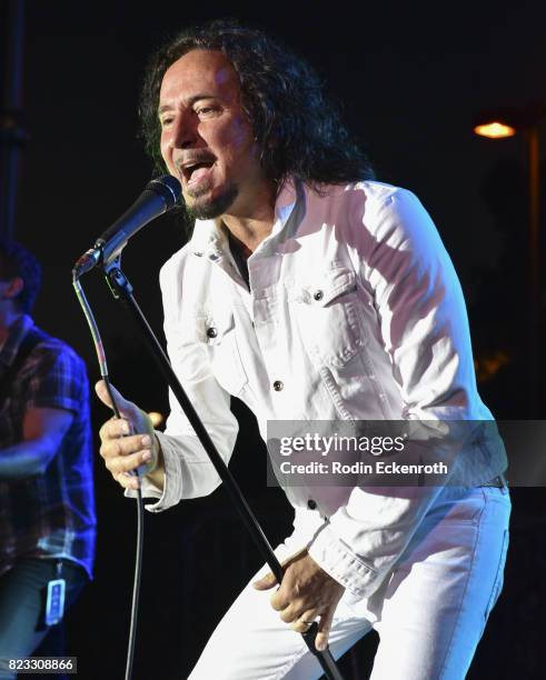 Former lead singer Steve Augeri at The Grove's 2017 Summer Concert Series on July 26, 2017 in Los Angeles, California.