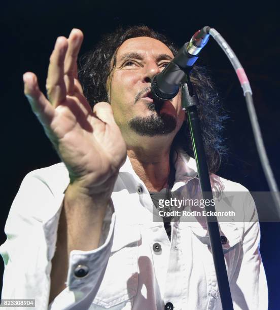Former lead singer Steve Augeri at The Grove's 2017 Summer Concert Series on July 26, 2017 in Los Angeles, California.