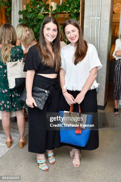 Allie and Jen Weinberg at Cuyana Essential Women Event on July 26, 2017 in West Hollywood, California.