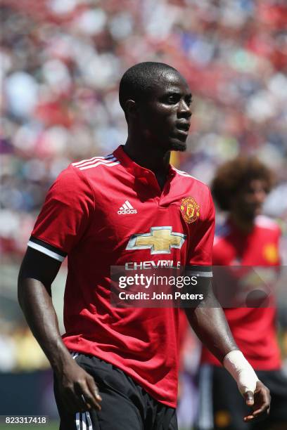 Eric Bailly of Manchester United in action during the International Champions Cup 2017 pre-season friendly match between Real Madrid and Manchester...