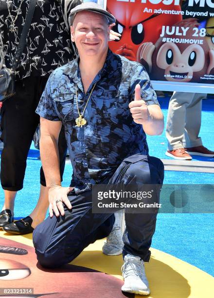 Jeff Ross arrives at the Premiere Of Columbia Pictures And Sony Pictures Animation's "The Emoji Movie" at Regency Village Theatre on July 23, 2017 in...