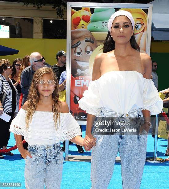 Rachel Roy and daughter Tallulah Ruth Dash attend the premiere of "The Emoji Movie" at Regency Village Theatre on July 23, 2017 in Westwood,...